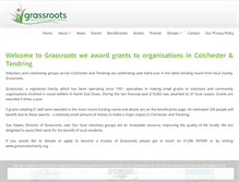 Tablet Screenshot of grassrootscharity.org